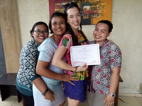 Reeva Bali Spa School Student